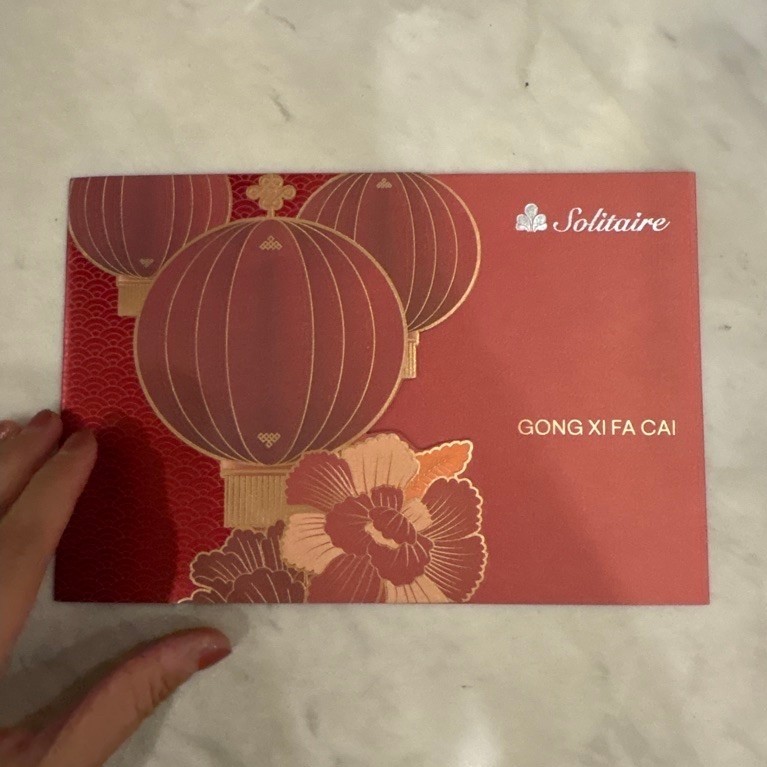BCA Solitaire premium original Imlek Greetings Card