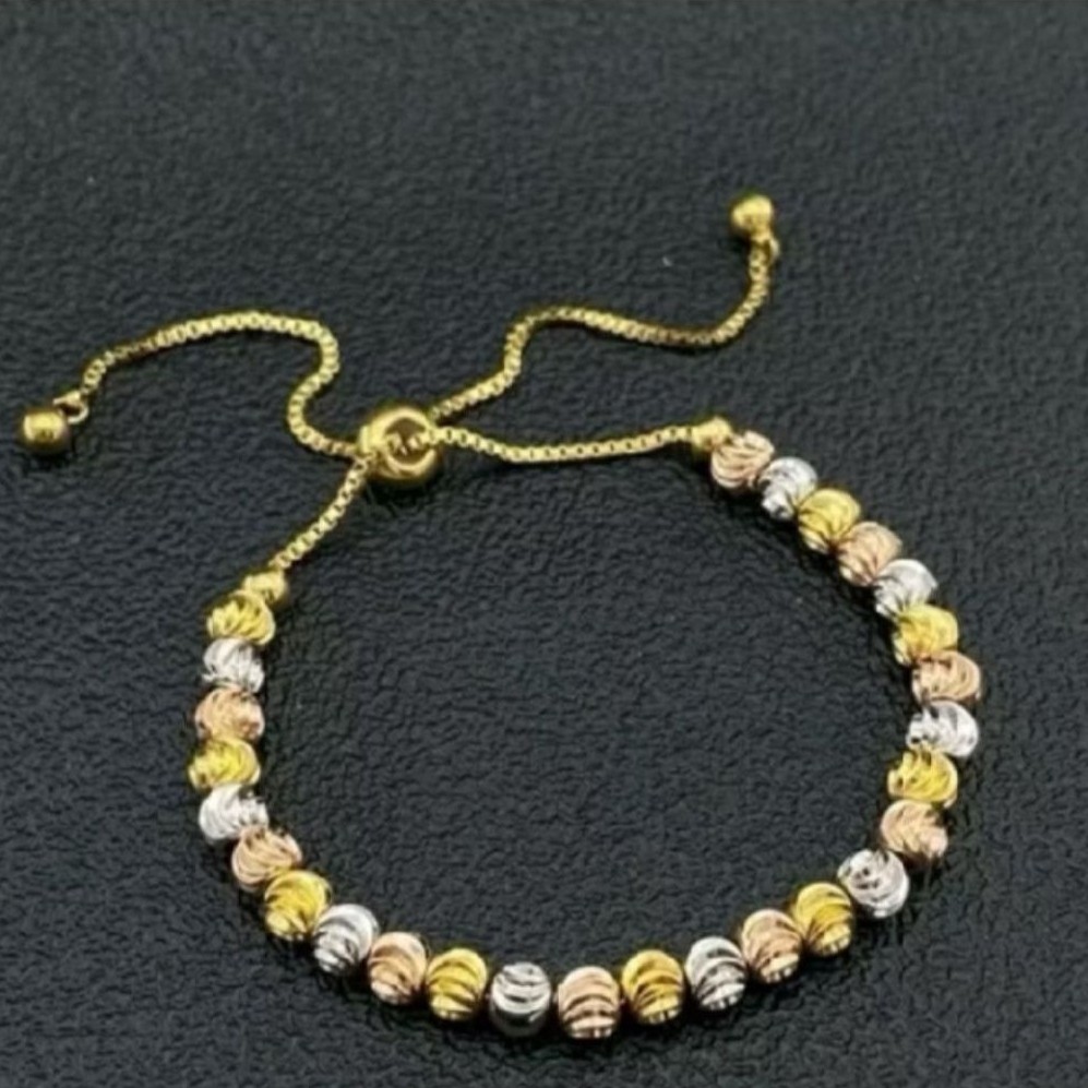 Gelang serut biji lada titanium anti karat anti luntur