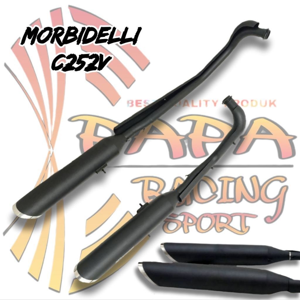 Knalpot Morbidelli c252v Full system Custom