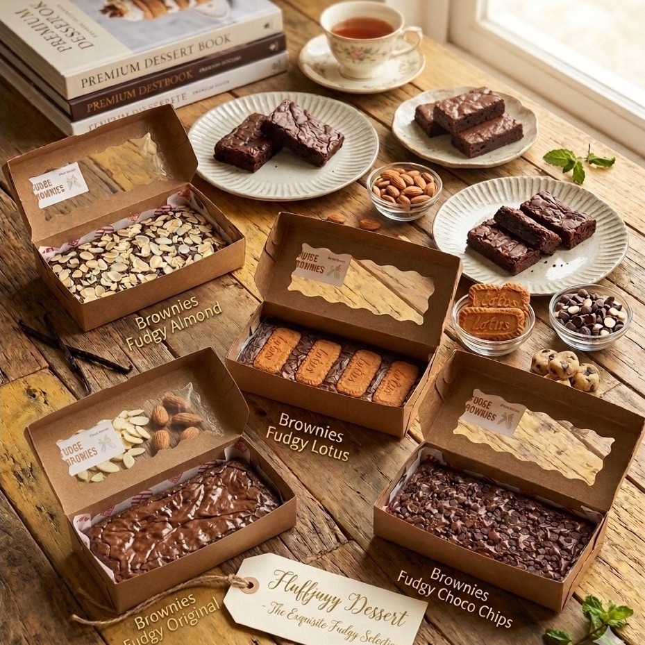 Brownies Fudgy | Brownies Panggang | Cemilan Bandung | Cemilan Enak | Cemilan Hits