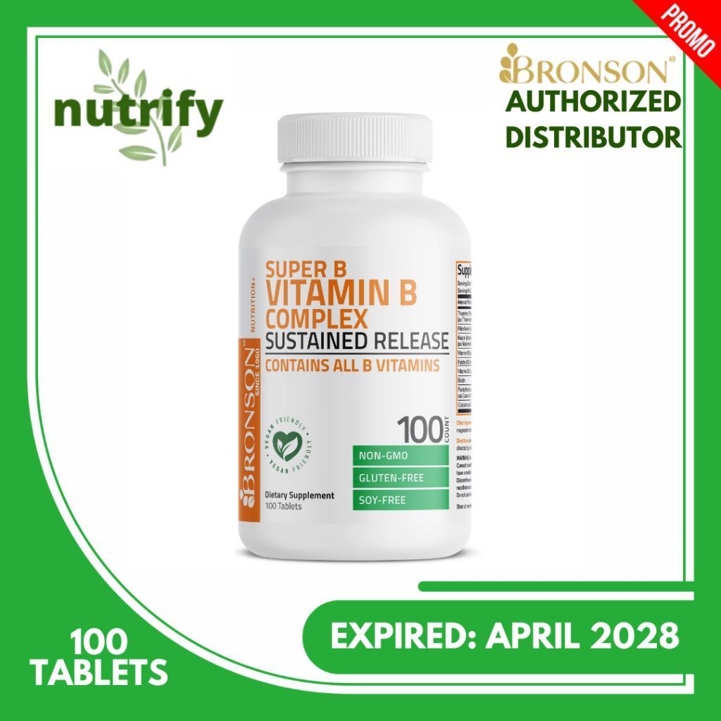 Bronson Vitamin B Complex Sustained Release 100 Tablet