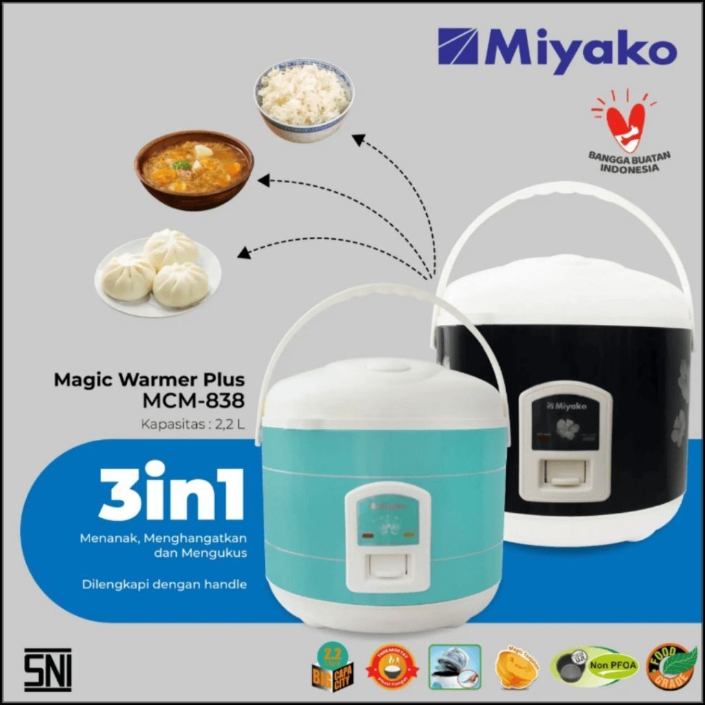 MIYAKO MCM838 RICE COOKER 2.2 LITER