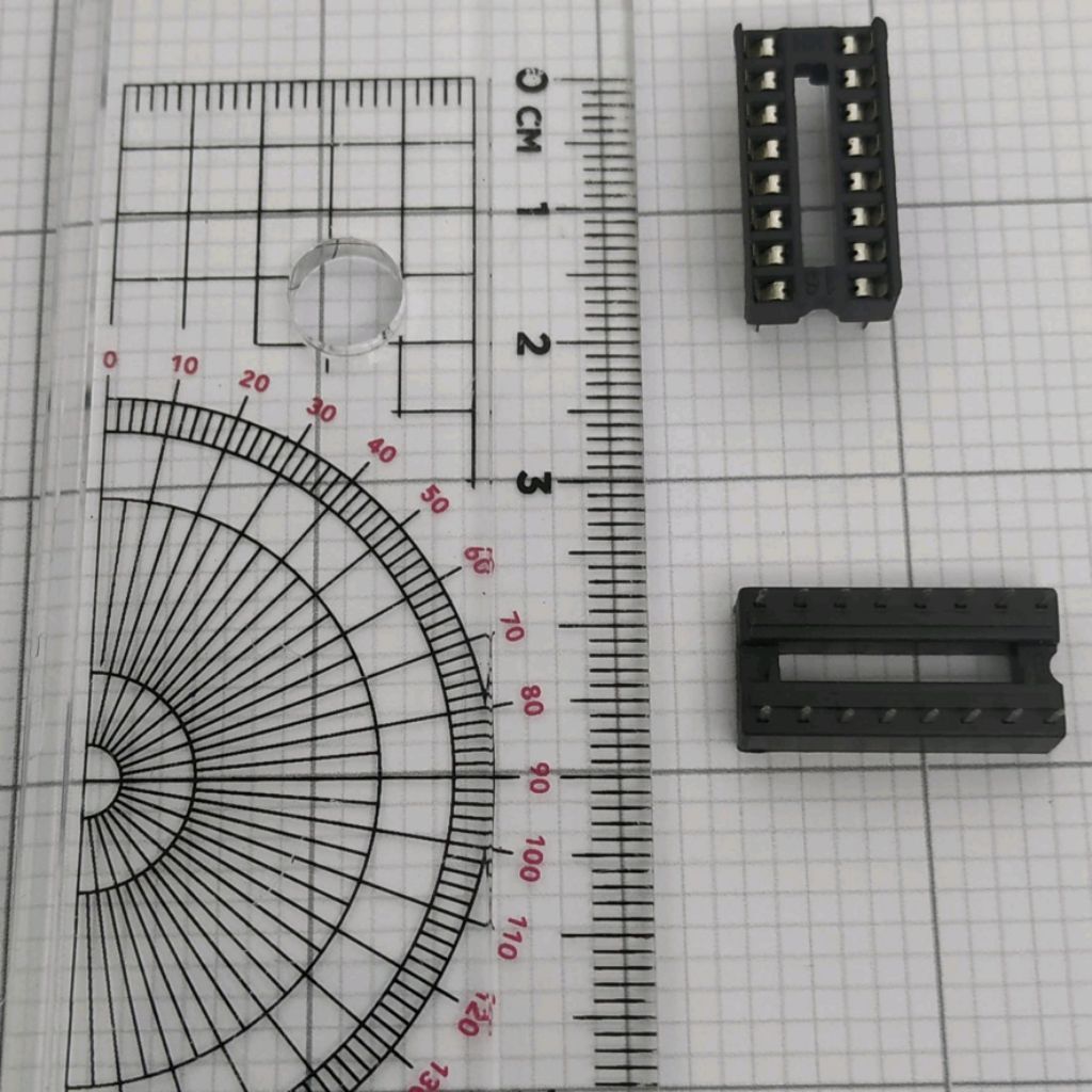 Soket Ic 16p / Socket Ic 16 p / Soket ic 2 x 8 Dip / Soket ic 16pin