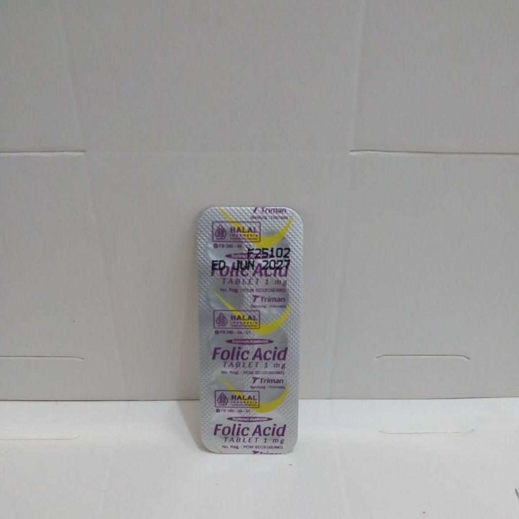 Folic acid 1mg per strip