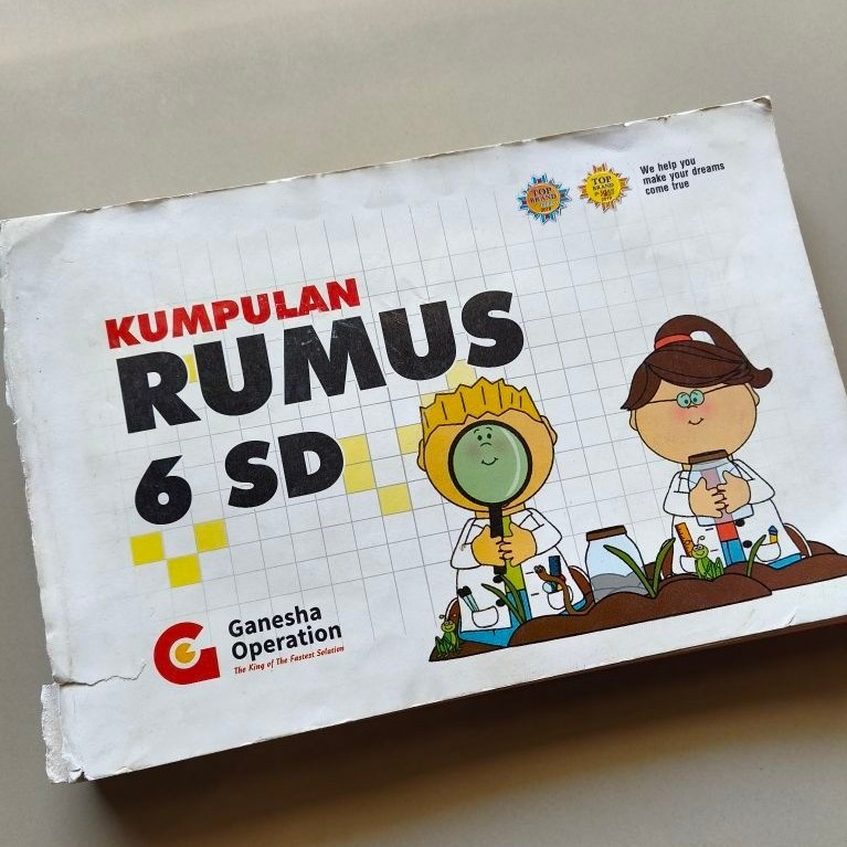 PRELOVED BUKU KUMPULAN RUMUS MODUL LES GANESHA OPERATION REVOLUSI BELAJAR KONSEP DASAR THE KING KELA
