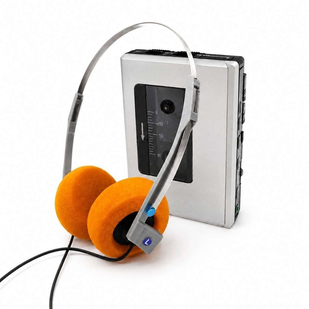 Risera stereo vintage headphone