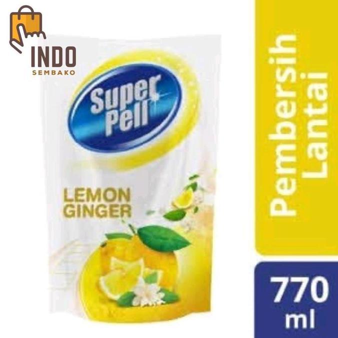 NEW Super pell pembersih lantai 770g isi 12/ superpel / super pel dus 770g x12 sachet