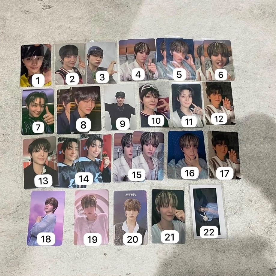 photocard jihoon treasure (reboot) TMC, blooming, ktown