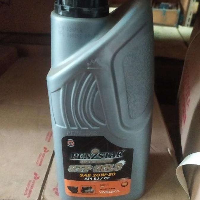 Ready...Ready...Ready...] Oli Penzstar viar  20w50 Gold API SJ/CF           1 liter  SAE 20w-50
