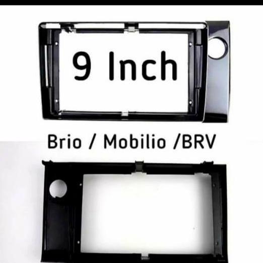 frame double din android 9 inch brio/mobilio/brv
