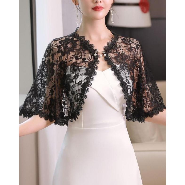 NEW PRODUCT auter blus kardigan kekinian.auter blus brokat renda