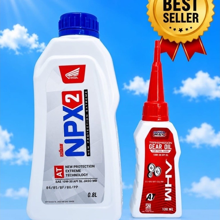 Oli Mesin Motor Matix NPX2+Oli Gear Matic 120ml