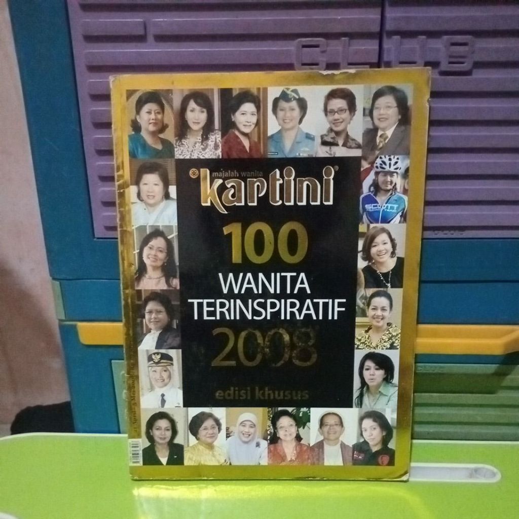 Buku majalah wanita kartini 100 Wanita Terinspirasi 2008 edisi khusus,(bekas)