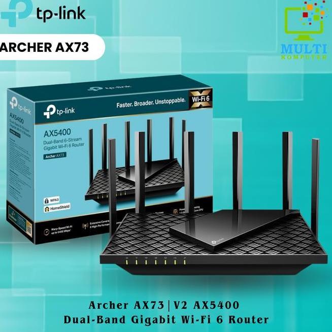 Tplink Archer Ax73 Ax5400 Wifi 6 Router Ax 73 Ax 5400 Wifi 6