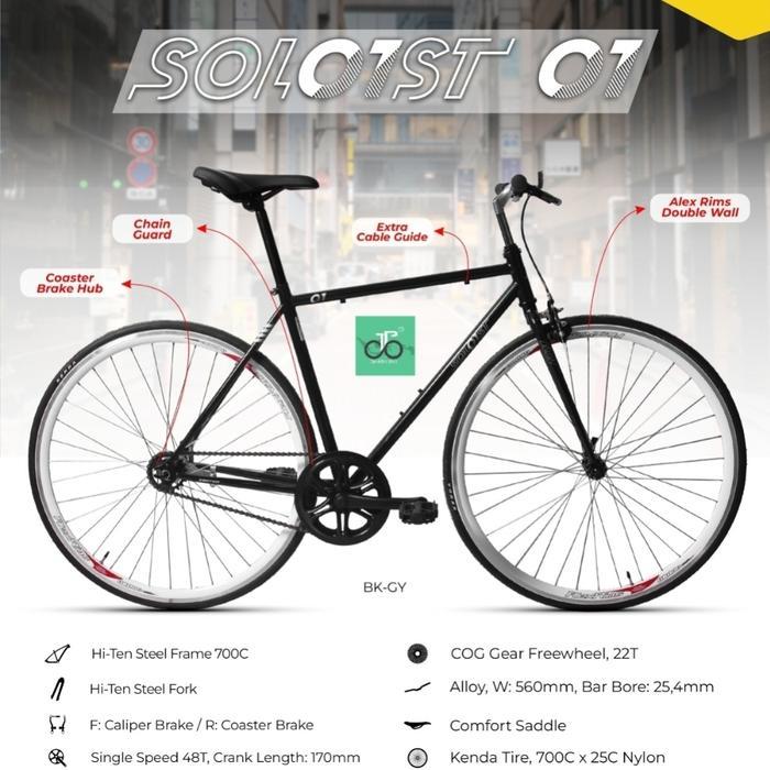 Sepeda Fixie United Soloist Reborn
