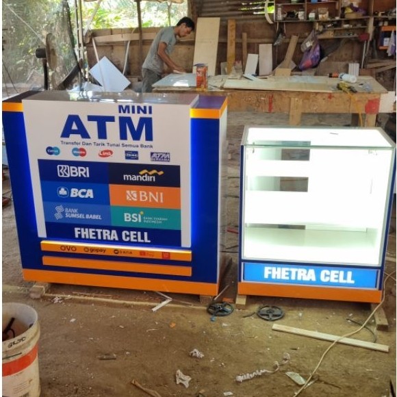 meja kasir mini atm bersama brilink