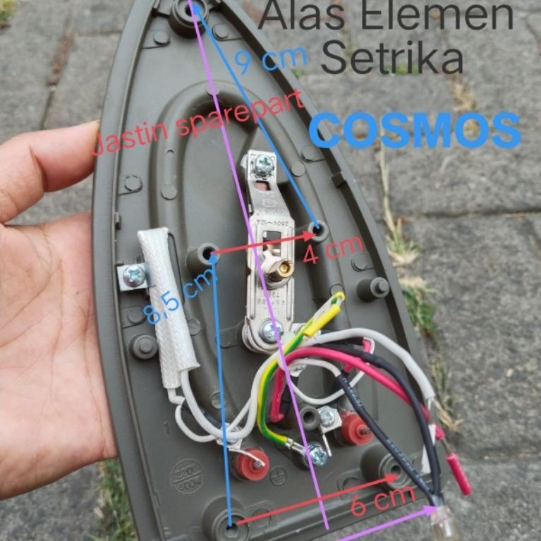 Alas Elemen setrika cosmos