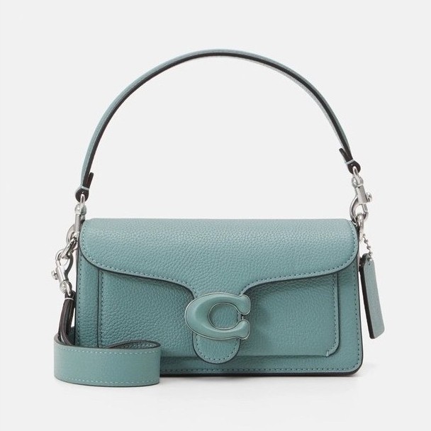 Tas Selempang Coach Tabby Shoulder Bag 20 Aquamarine Crossbody AUTHENTIC