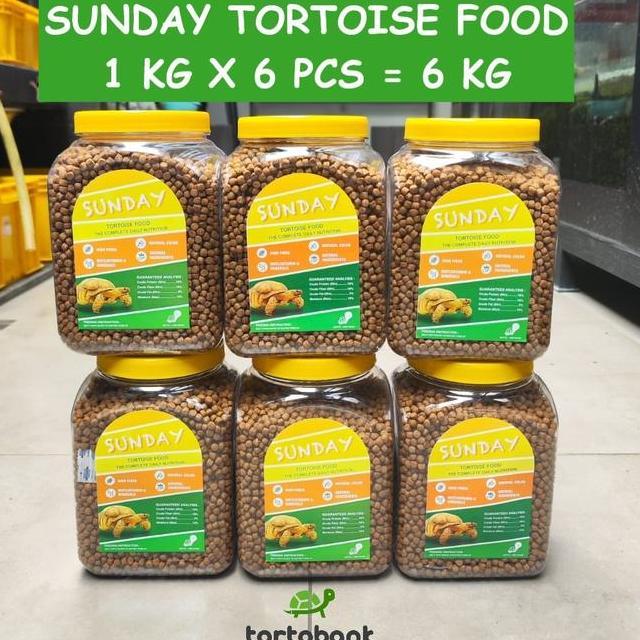 1 Kg Sunday Tortoise Food 1Kg Pelet Kura Darat Makanan Kura Darat Pelet Kura Darat Pelet Tortoise Su