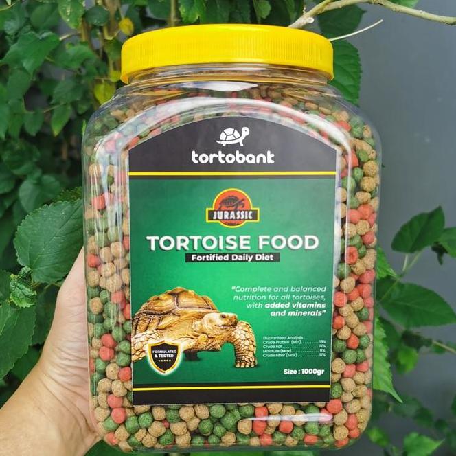 1 Kg Jurassic Tortoise Food Pelet Kura Darat Makanan Kura Darat Sulcata Palis Aldabra Cherryhead Red
