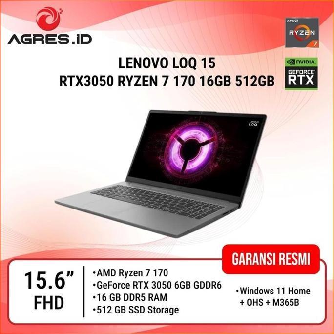 ZAHRAAAANUR8 - LENOVO LOQ 15 RYZEN 7 170 RTX3050 / RYZEN 7 7735HS RTX4050 / RYZEN 7 250 RTX5050 / RY