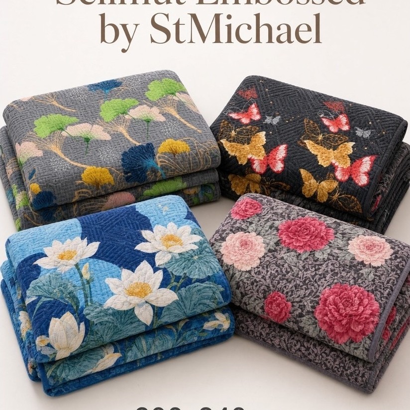 Selimut Bulu Embossed by StMichael