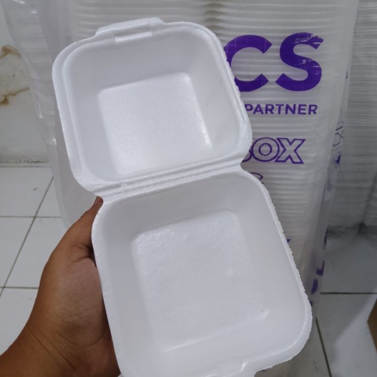 100 pcs styrofoam burger