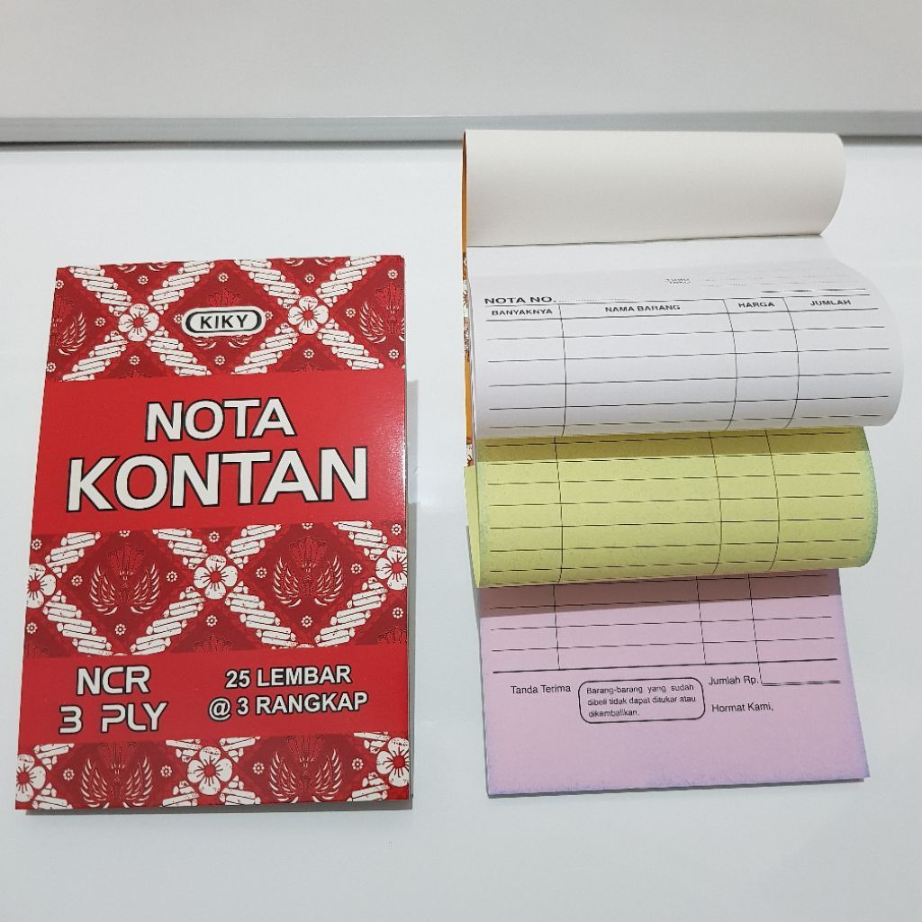 Nota Kecil 3 Rangkap/ Nota kontan 3ply