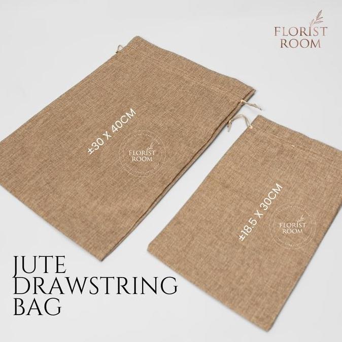 Queen- Jute Drawstring Bag - Pouch Jute - Goni