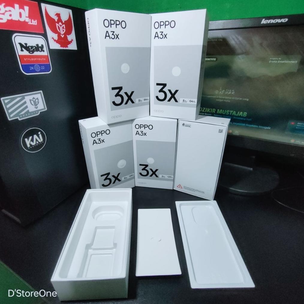 Dus Box Kotak HP Oppo A3X 8/64  sisa 60| 8/128  sisa 1
