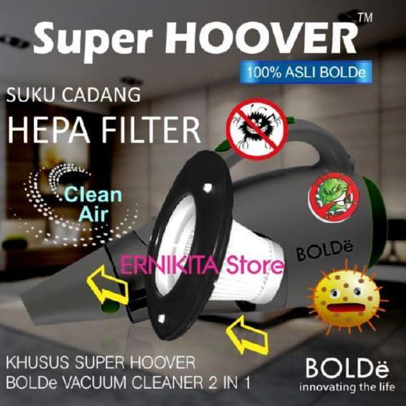 HEPA Filter Vacuum BOLDe SUPER HOOVER Cyclone Asli Washable