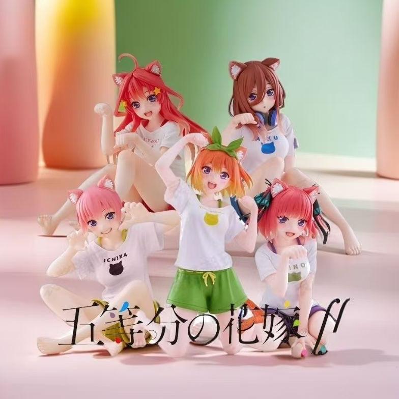 Pajangan action figure anime gotoubun no hanayome itsuki nino ichika miku yotsuba nakano