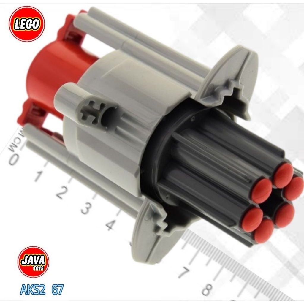 LEGO PART ( AKS2 67 ) Cordak Blaster (nomor part LEGO: 57523), sebuah peluncur peluru mainan berbent