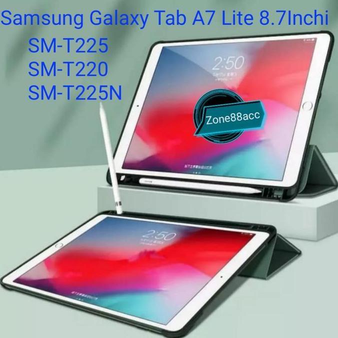 Smartcase Slot Pen for Samsung Tab A7 Lite 8.7"inch 2021 / Case Tab A7 lite / case for samsung tab a
