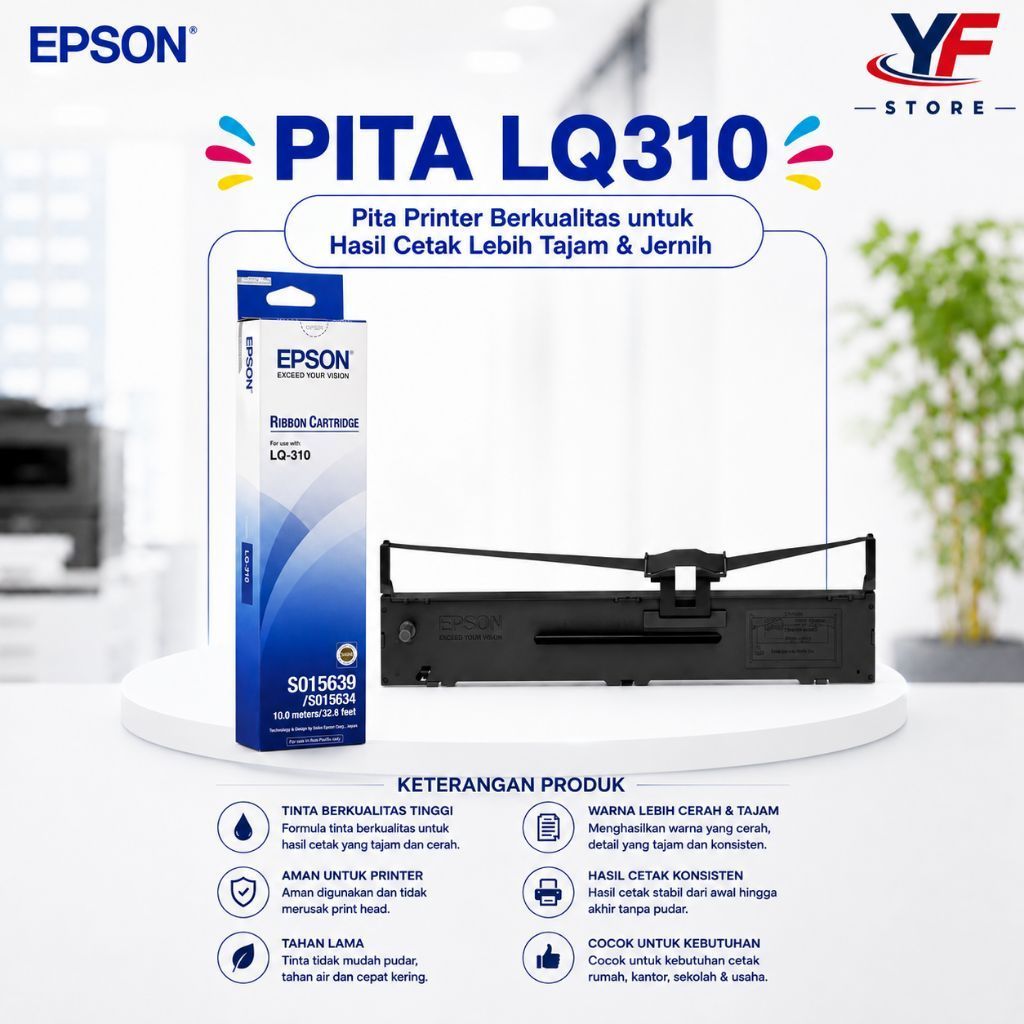 Pita Epson LQ-310 LQ310 / Ribbon Cartridge Epson LQ310 LQ-310