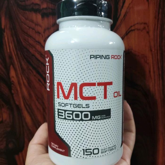 Pipingrock MCT oil 3600 mg per serving isi 150 softgel