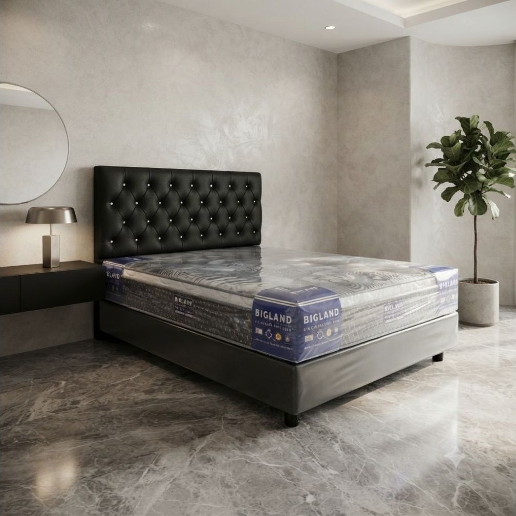 Kasur Springbed Bigland 180x200x32cm + Divan Full Set / Bigland Deluxe Plust Pocket 180x200x32 cm  1