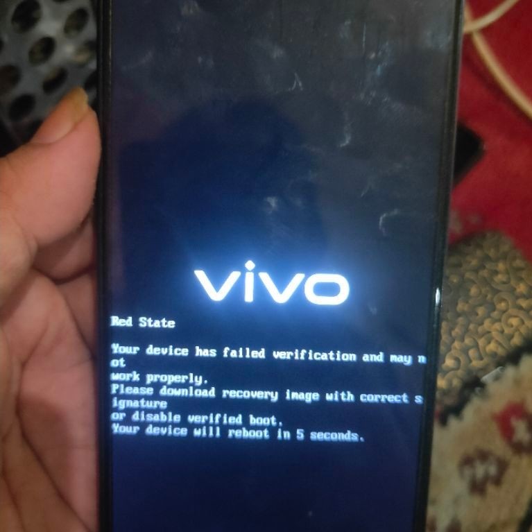 Vivo y02 kondisi stuck logo