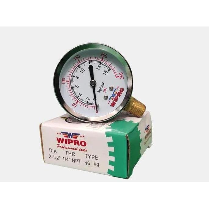 ,,,,,,,] pressure gauge 16 bar wipro