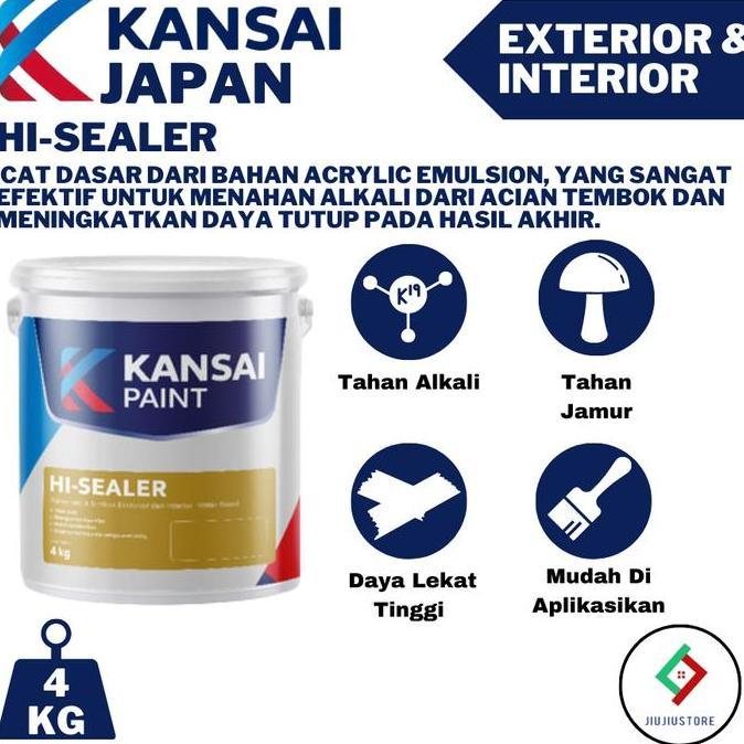 Kansai Hi Sealer 4 Kg Cat Dasar Tembok Cat Dasar Tembok Putih 4Kg