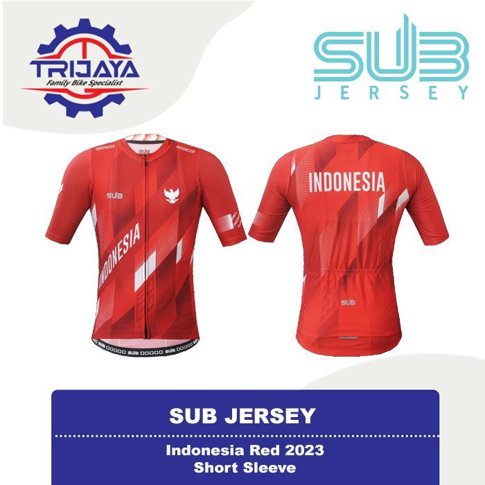 SUB Jersey Indonesia 2023 Short Sleeve Jersey Sepeda Premium Series - S