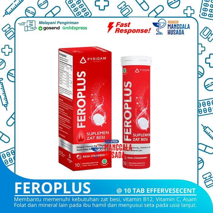 FEROPLUS SUPLEMEN ZAT BESI @ 10 TABLET EFFERVESCENT