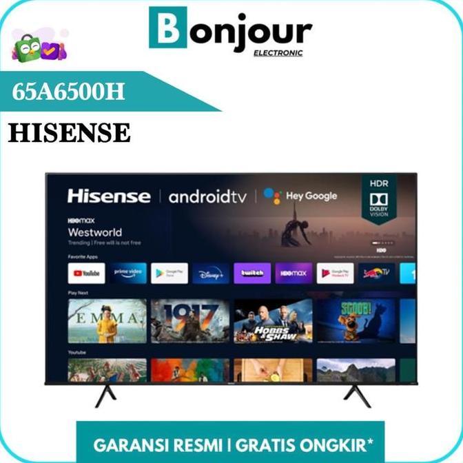 Tv Hisense 65 Inch Android Google Tv Hisense 65A6500H 4K Uhd 65A6500