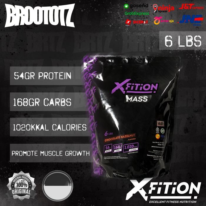 Xfition Mass Gainer 6lbs Susu fitnes Susu Gym BPOM Halal Weight Gainer Bulk Susu Bulking