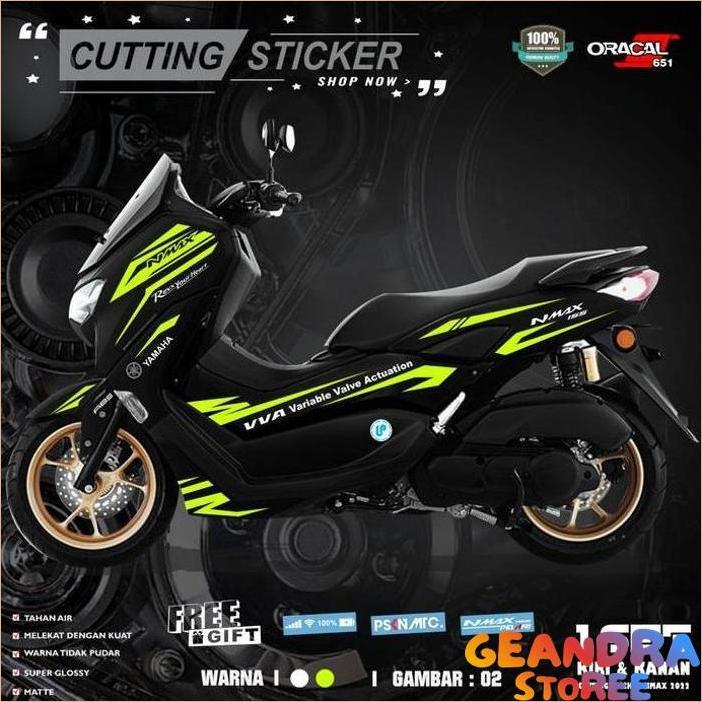 CUTTING STICKER ALL NEW NMAX - AKSESORIS NMAX 2020-2023 BEST QUALITY