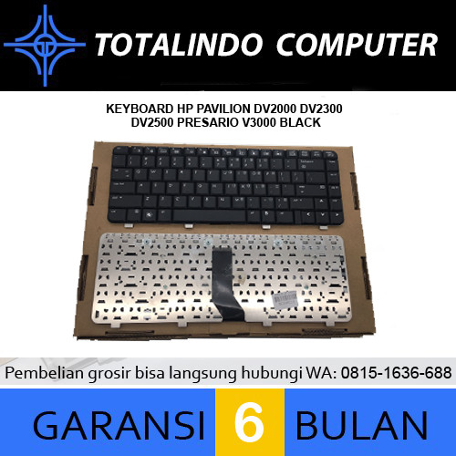 Keyboard HP dv2000 dv3000 Black