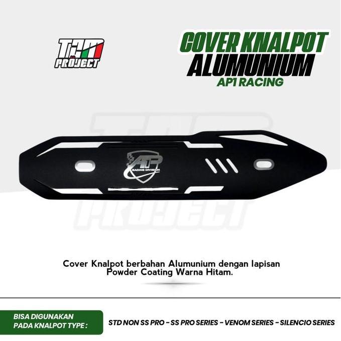 TZM PROJECT - COVER KNALPOT ALUMUNIUM TZM PROJECT/AP1 RACING