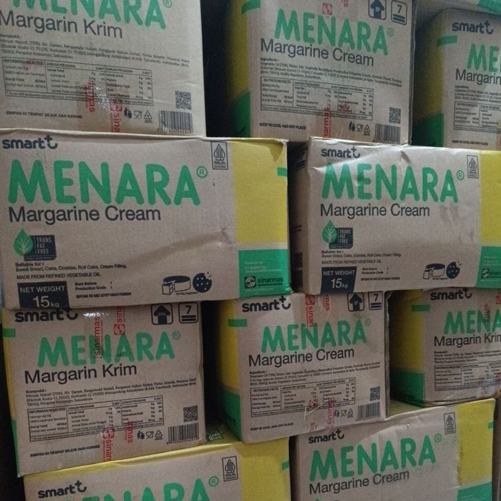 MENTEGA MENARA MARGARIN KRIM KUNING 15KG