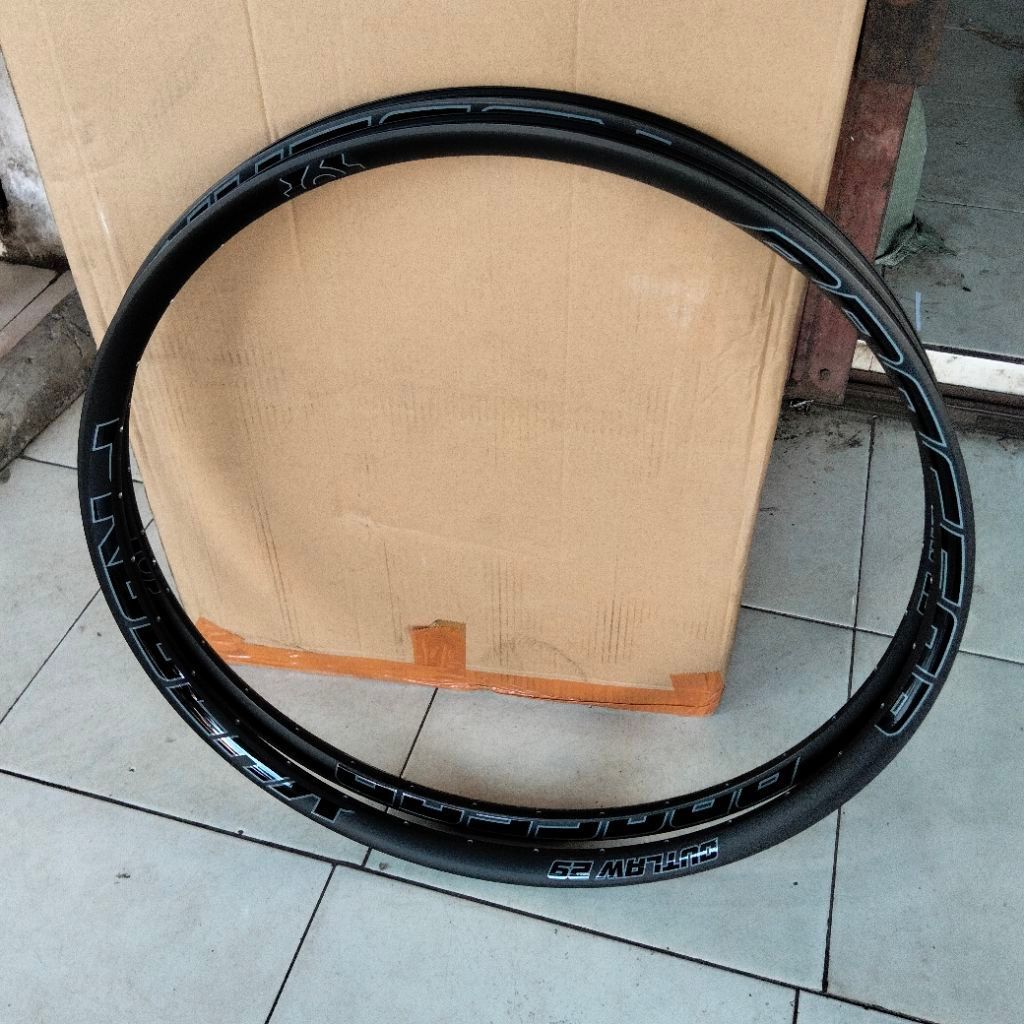 rims progear 29 er 32 hole dutlaw velg mtb 29 er asimetris/asymmtrical rims black matte rims xc harg