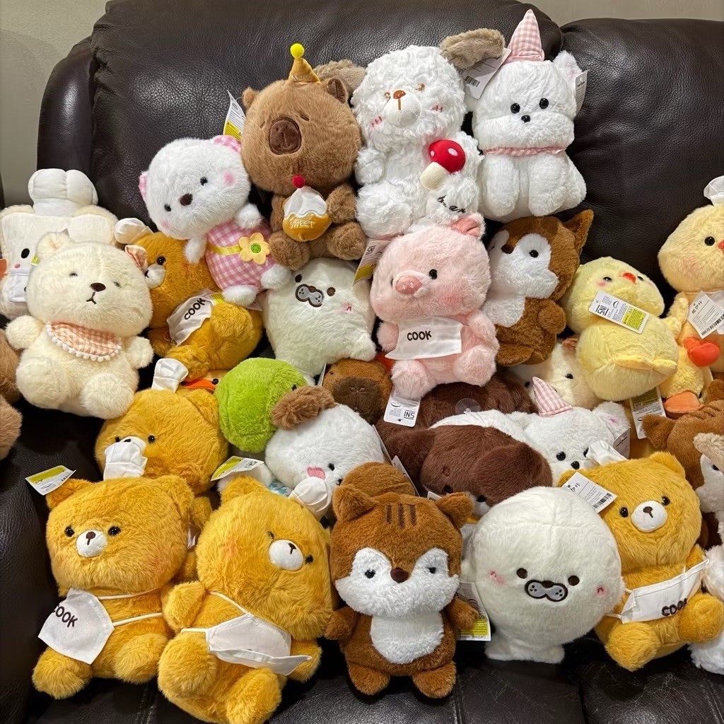 Boneka capit / kkv / beruang / gajah / kucing / anjing / babi / capybara / tupai / Bebek